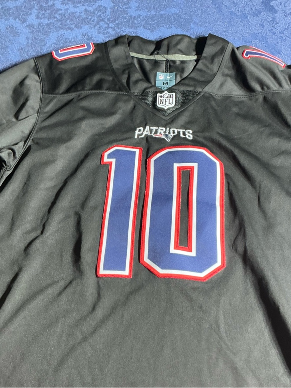 New England Patriots #10 Black NFL Jersey